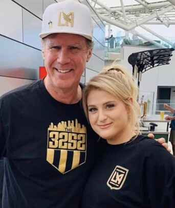 Gary Trainor with his daughter, Meghan Trainor. 